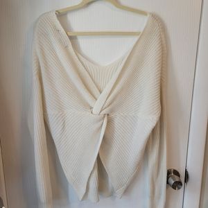 Love Tree Twist Back sweater